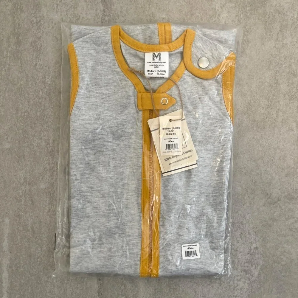Malabar Baby Erawan Sleeping Bag Lightweight Wearable Blanket 6-18 M Organic NEW